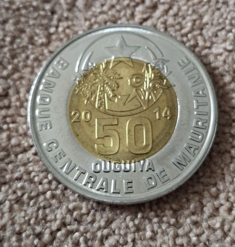 Мавритания 50 угий, 2014 UNC