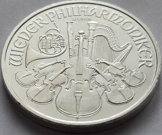 Австрия, 1,5 евро 2008 Филармоника. Интересная монета в коллекцию.