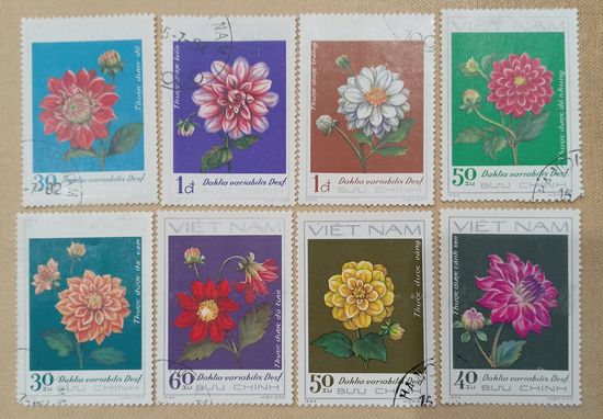 Вьетнам 1982. Флора. Цветы. Полная серия