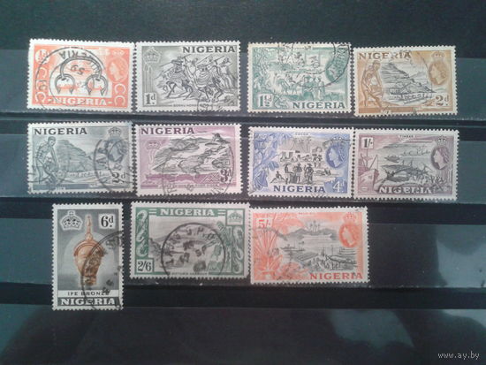 Нигерия, колония Англии, 1953. Стандарт. Национальные мотивы