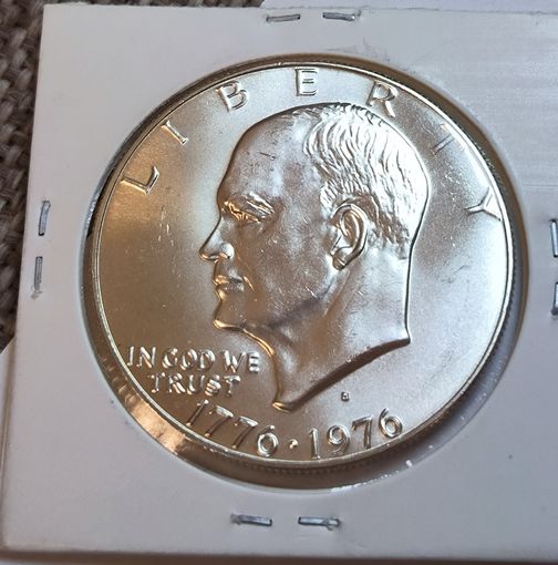 Доллар 1976 Эйзенхауэр США! Серебро!! Идеальный!