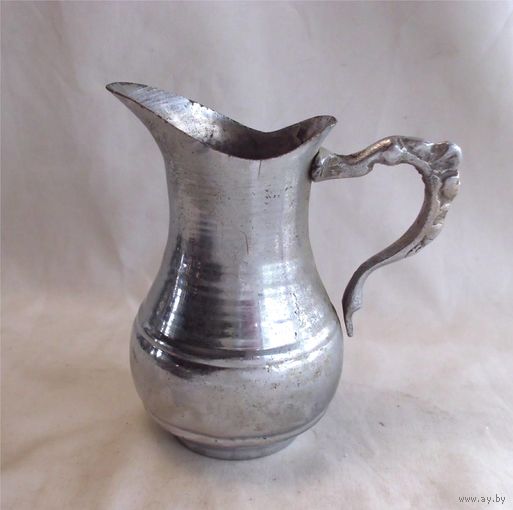 Кувшин медный Молочник МЕДЬ Серебрение