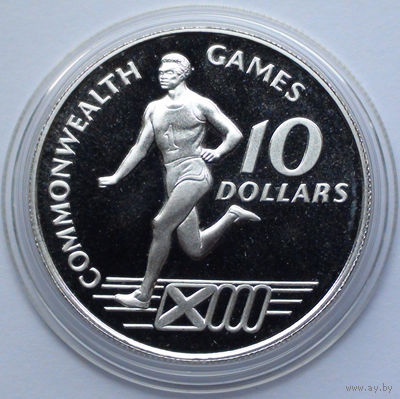 Багамские острова, 10 долларов, 1986 г. XIII Игры Содружества, Шотландия
