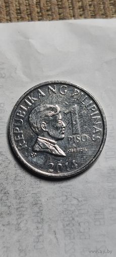 Филиппины 1 песо 2014