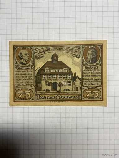 Нотгельд 75 пфеннигов -2712