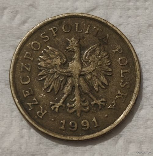 Польша 5 грошей, 1991 (14-2-18)