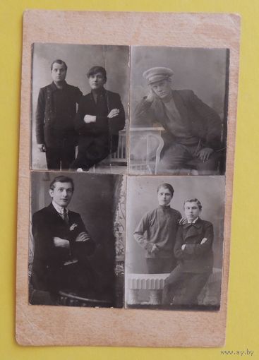 Открытка "Солдатское письмо из действующей армии", штамп до 1917 г., ПМВ