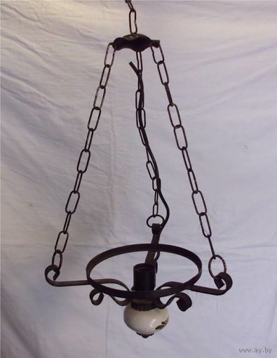 Люстра Майолика Голландия 70-е годы Под плафон 19,5 см