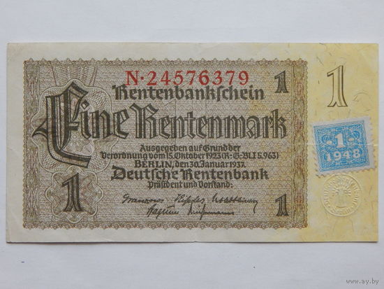 ГДР 1 марка 1948г.