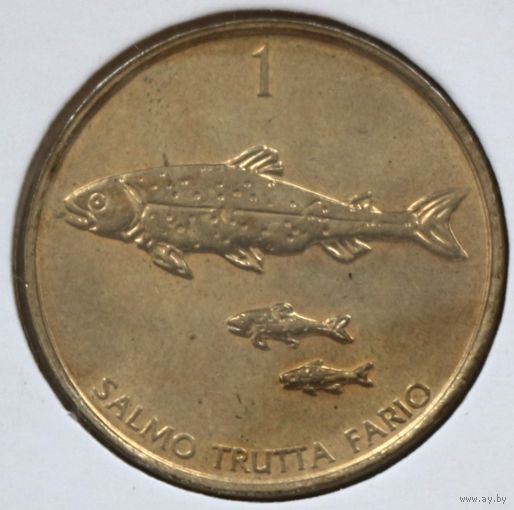 Словения 1 толар 2001 год