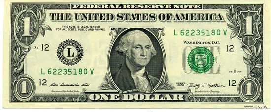 1 доллар США 2009 L