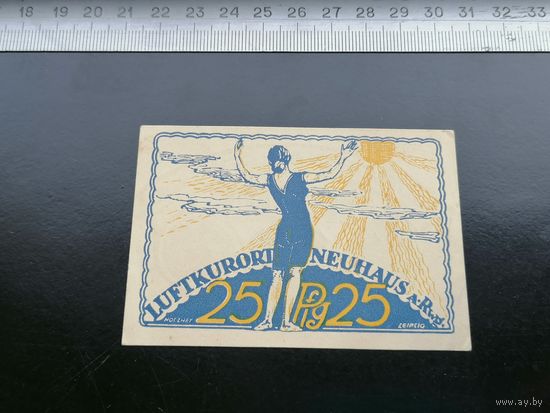 Германия-нотгельд   25 пфеннигов Neuhaus Нойхаус