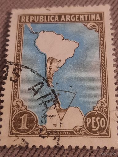 Аргентина 1951. Антарктические части Аргентины