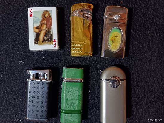 С рубля без мц. зажигалки 6шт.