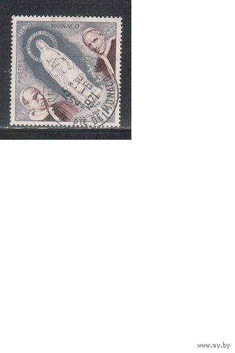 Монако-1958(Мих.590)  гаш. , Религия, Папы(2)