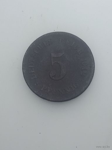 Германия 5 пфеннигов  1912 года . F