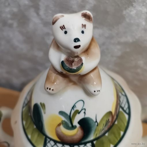 Редкая конфетница антикварная старинная самовар Конаково