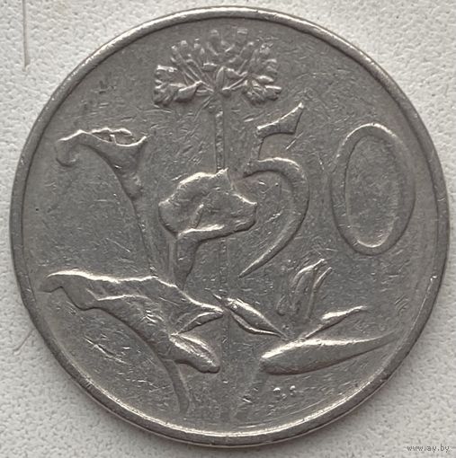 ЮАР 50 центов 1971 г.