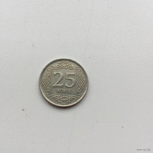 Турция 25 куруш, 2009