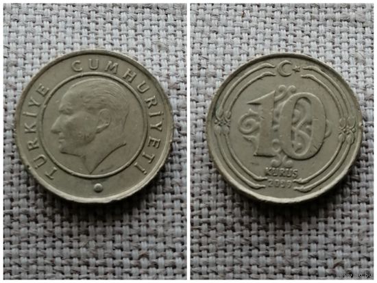 Турция 10 курушей 2009