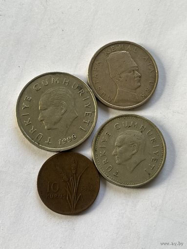 Турция 4 монеты