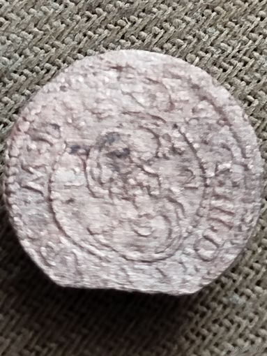 Распродажа - солид (шеляг) 1622г.,ВКЛ,СИГИЗМУНД 3 (РЕДКИЙ)