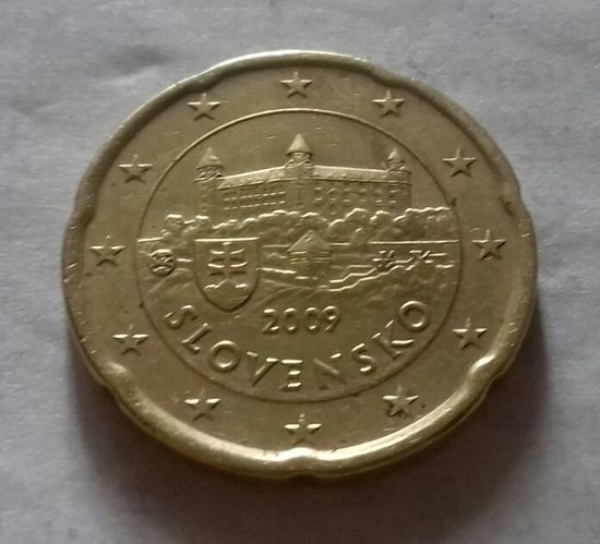 20 евроцентов, Словакия 2009 г.