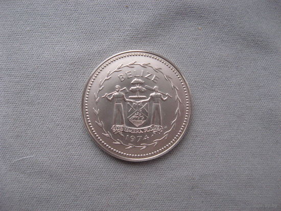 Белиз 50 центов 1974 год Елизавета II