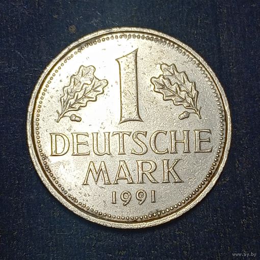 Германия 1 марка 1991 F