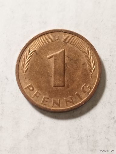 Германия 1 пфенинг 1988 J