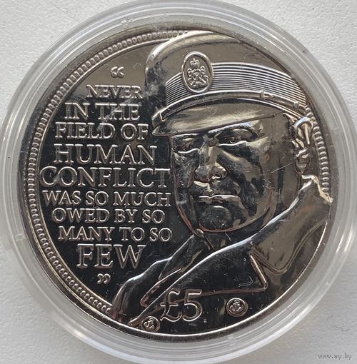 Джерси 5 фунтов 2015 г. 50 лет со дня смерти Уинстона Черчилля