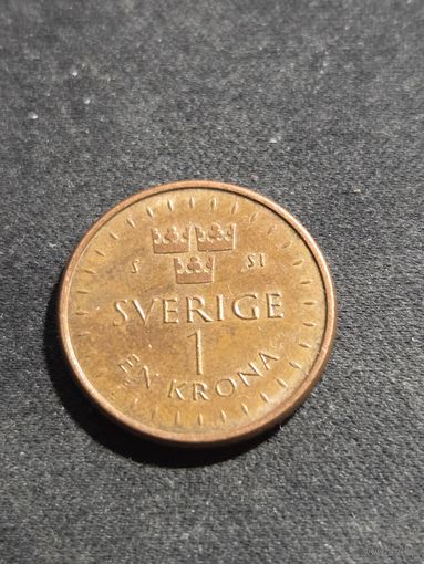 Швеция 1 крона 2016