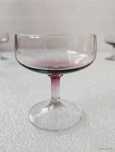 Фужер креманка Зарево (объём 80 мл). Чехословакия