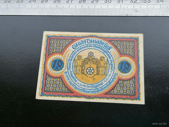 Германия-нотгельд 10 пфеннингов 1921 Оснабрюк, Osnabruck, Нижнаяя Саксония