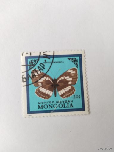 МНР  1986 бабочка