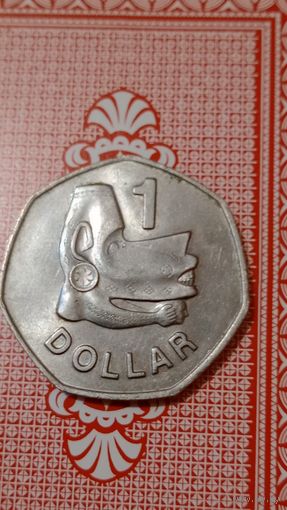 Соломоновы острова 1 доллар 1977