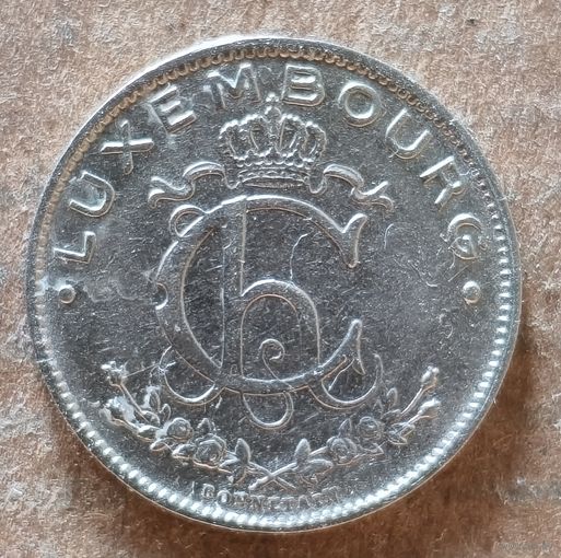 Люксембург 1 франк 1924 г., KM# 35