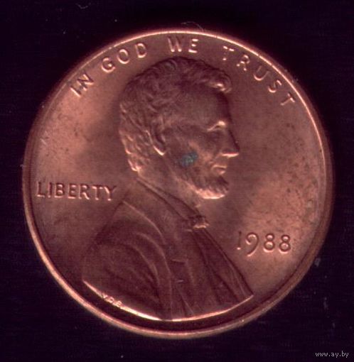 1 цент 1988 год США