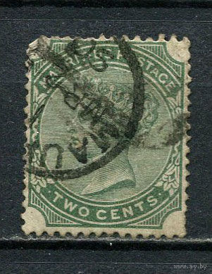 Британские колонии - Маврикий - 1885/1887 - Королева Виктория 2С - [Mi.67] - 1 марка. Гашеная.  (Лот 24HV)-TG3P21