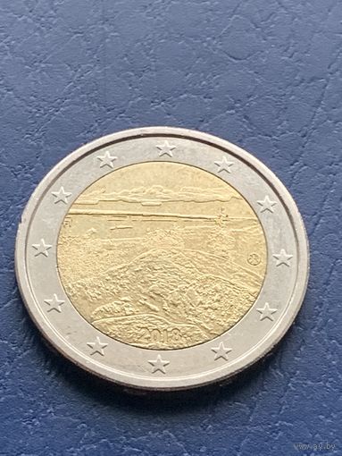 Финляндия 2 евро 2018 коли
