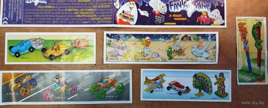 Вкладыши киндер и другие. Лот 17