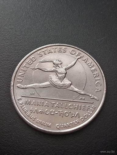 США 25 центов 2023 г. D - Мария Толчиф