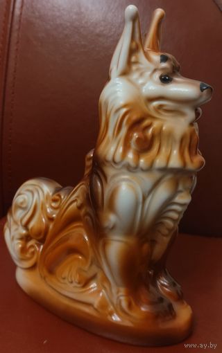 ШИКАРНАЯ СОБАКА МФЗ.  ЛЮКС!  ОБРАЗЕЦ АНИМАЛИСТИЧЕСКОЙ СКУЛЬПТУРЫ