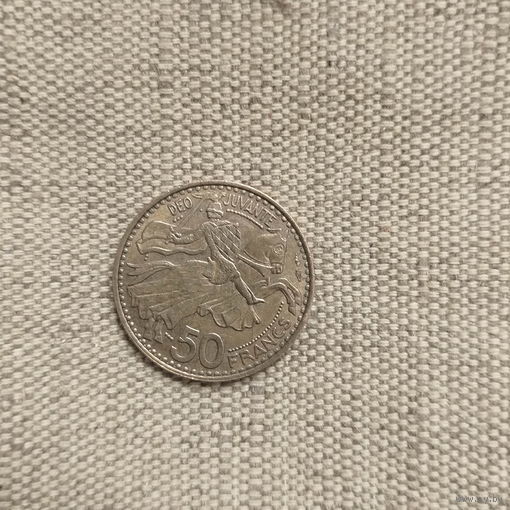 Монако 50 франков 1950