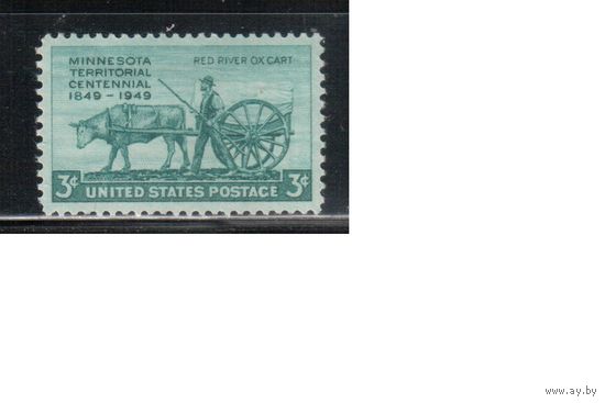 США-1949, (Мих.594), * , Миннесота, (одиночка)