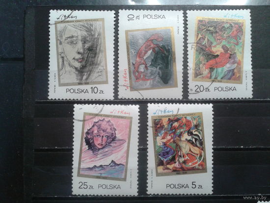 Польша, 1985, 100 лет художнику Виткевичу, полная серия