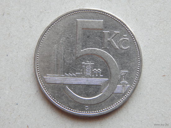 Чехословакия 5 крон 1938г.