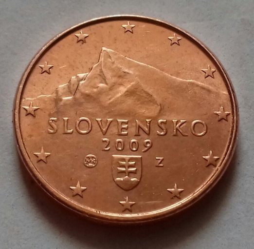 2 евроцента, Словакия 2009 г.