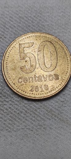 Аргентина 50 сентавос 2010