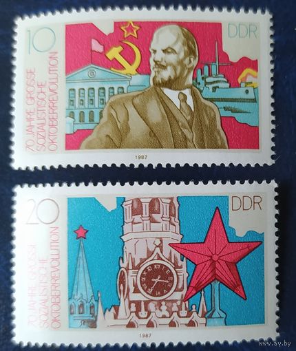 ГДР 1987 , Ленин.